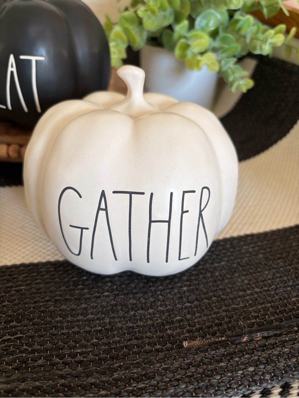 3 Rae Dunn Ceramic Pumpkins - Picture 5 of 9